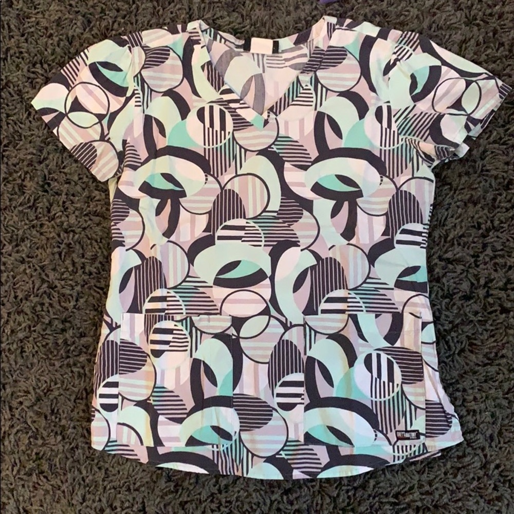 Greys Anatomy brand scrub top